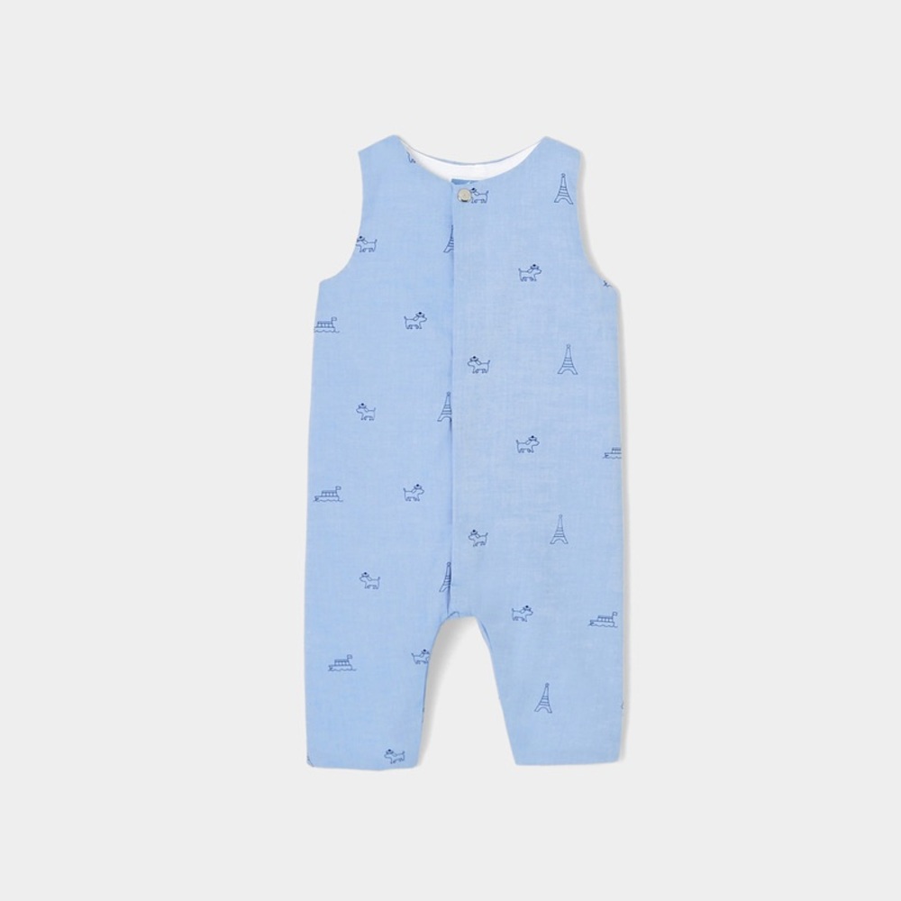Jacadi Paris onesie blue 6m